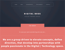 Tablet Screenshot of digitalboss.com